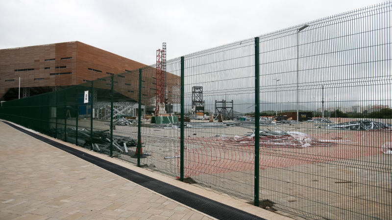 El Parque OlĂmpico solĂa estar lleno de fanáticos, pero ahora está lleno de basura (Foto: Getty).